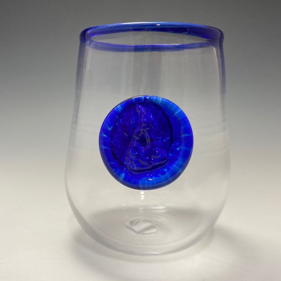 Glass & Jewelry The Glass Station | Block Island Stemless Wine Glass—No Foot