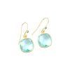 Glass & Jewelry The Glass Station Earrings | Vermeil Gold And Hydro Quartz Drop Earrings